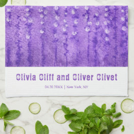 Lilac Lupines Kökshandduk