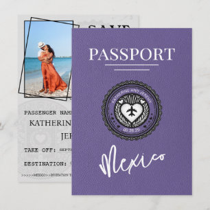 Lilac Mexico Passport Spara datum Datumet