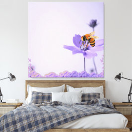 Lilac Minimalist Canvastryck