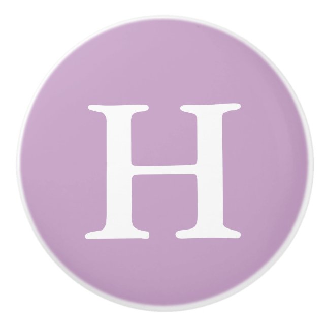 Lilac Monogrammed Knopp (Framsidan)