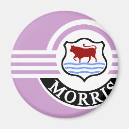 Lilac Morris Minor Fridge Magnet