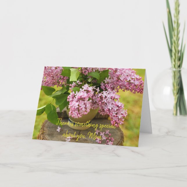 Lilac Mors dag kort (Framsida)