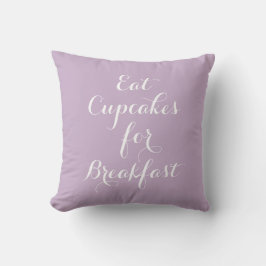 Lilac - Muffinsar för frukost Pillow Kudde