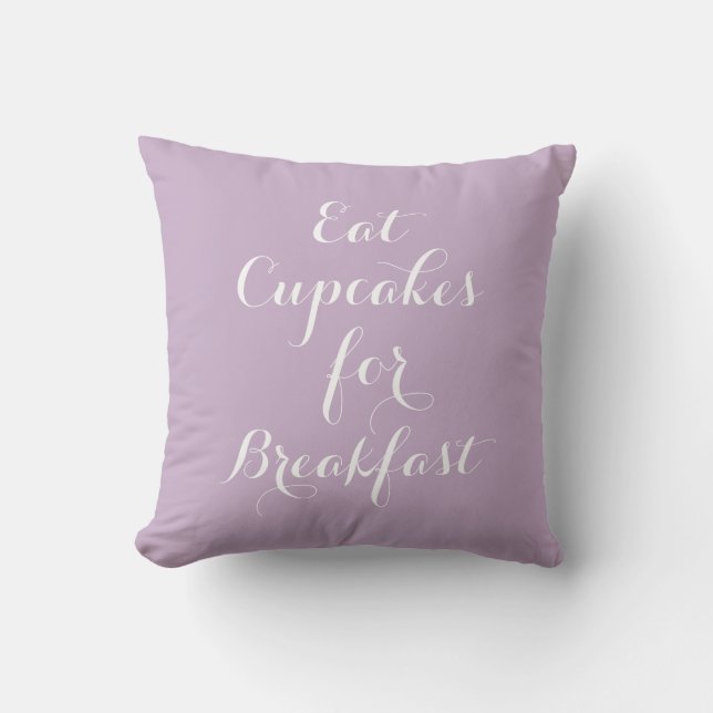 Lilac - Muffinsar för frukost Pillow Kudde (Framsida)