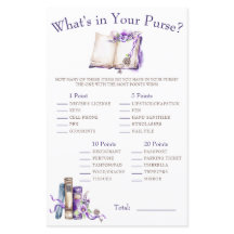 Lilac New Chapter What's in your Purse? Spel