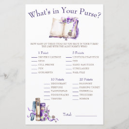 Lilac New Chapter What's in your Purse? Spel