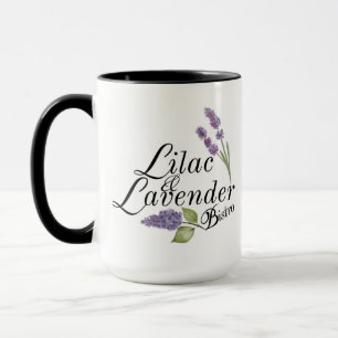 Lilac och Lavender Bistro Mugg