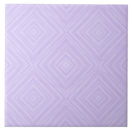 Lilac och Lila Geometric Diamond Bathroom Kakelplatta