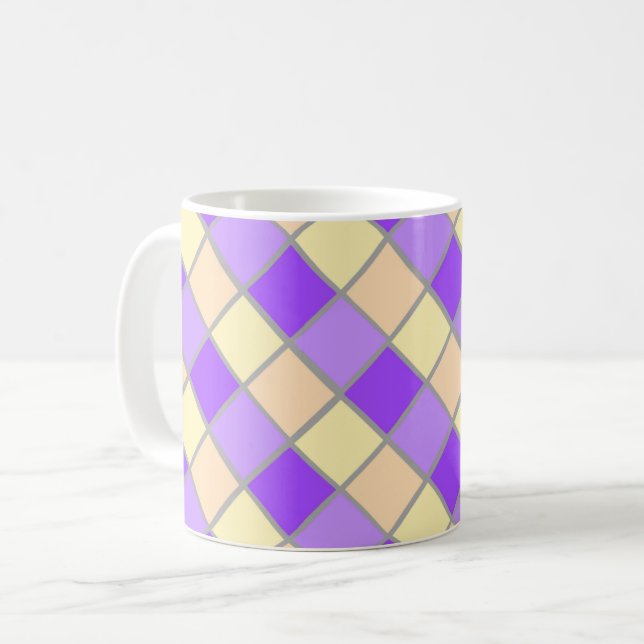 Lilac och Peach Kaffemugg (Framsida vänster)