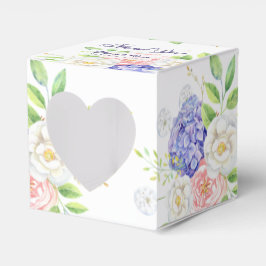 Lilac och Peony Sophisticated Wedor Favor Box Presentaskar