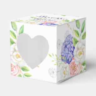 Lilac och Peony Sophisticated Wedor Favor Box Presentaskar