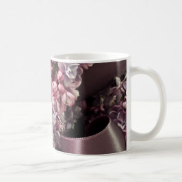 Lilac och ribbon Curls Coffee Mugg