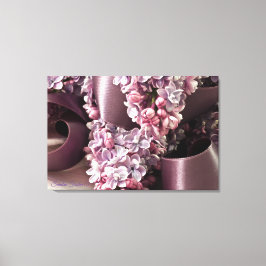 Lilac- och ribbonkurvor canvastryck