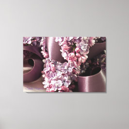 Lilac- och ribbonkurvor canvastryck