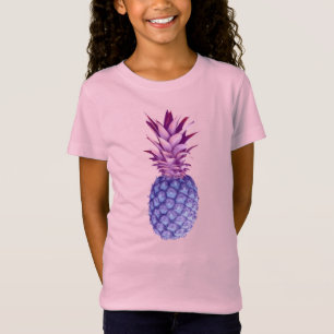 Lilac och Rosa ananas T Shirt