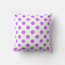 Lilac och vit polka dots
