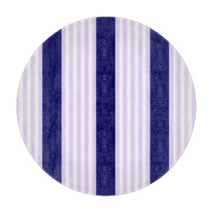 Lilac och vit rand mönster med marinblå marinblå m