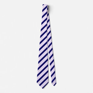 Lilac och vit rand mönster med marinblå marinblå m slips