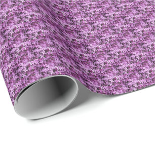 Lilac Photo Halvdroppad med konvekt Presentpapper
