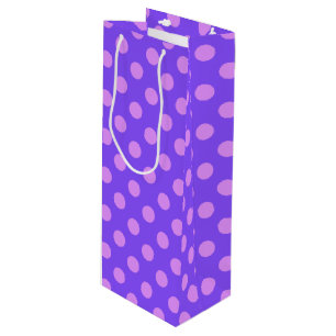 Lilac polka dots på periwinkle