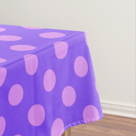 Lilac polka dots på periwinkle