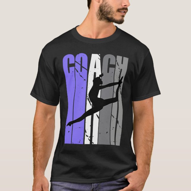 Lilac Purple Dance Coach Dance Instructor Dancer D T Shirt (Framsida)