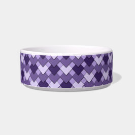 Lilac Purple Square and Diamond Harlequin Pattern