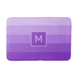 Lilac Rand anpassningsbar monogram Badrumsmatta