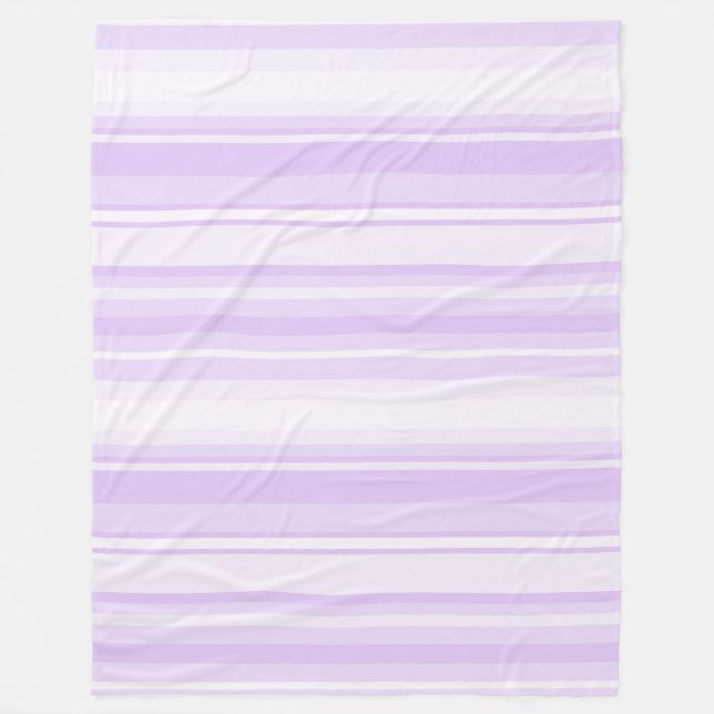 Lilac rand fleecefilt (Framsidan)