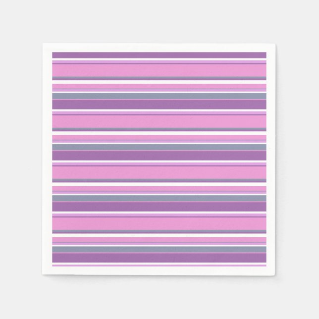 Lilac rand pappersservett (Framsidan)