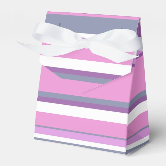 Lilac rand presentaskar (Framsidan Sidan)