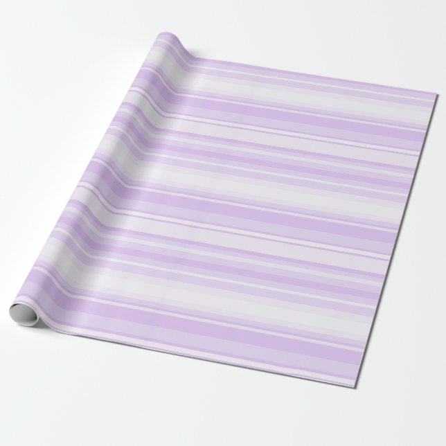 Lilac rand presentpapper (Utrullad)