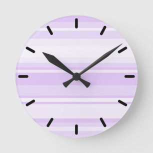 Lilac rand rund klocka