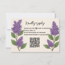 Lilac Reverie QR Code OSA kort