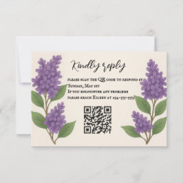Lilac Reverie QR Code OSA kort