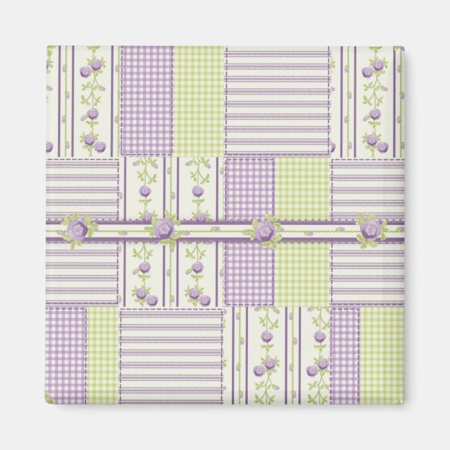 Lilac Ro Quilt Magnet (Framsidan)