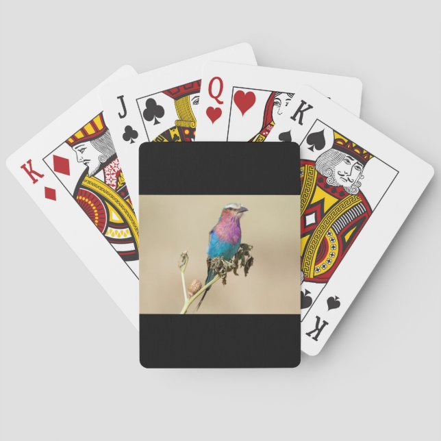 Lilac-roller Casinokort (Baksidan)