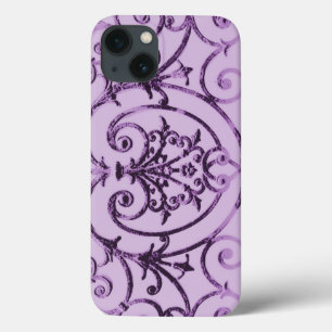 Lilac-rullverk mönster Fodral-Mate iphone case