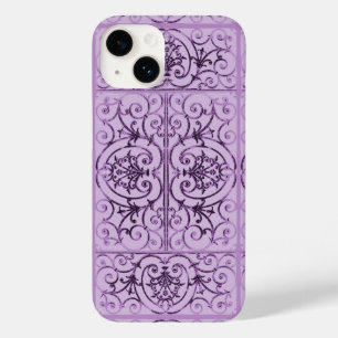 Lilac scrollwork mönster
