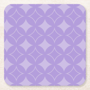 Lilac shippo mönster underlägg papper kvadrat