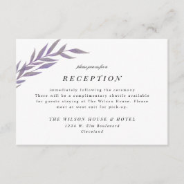 Lilac Simple Gren Wedding Reception Ca Spara Datumet