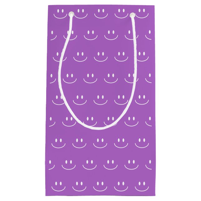 Lilac Smile Mönsterpresentpåse (Framsidan)