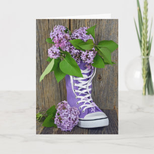 Lilac Sneaker Bouquet Kort