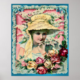 Lilac Soap Dam Vintage Advertisement Poster