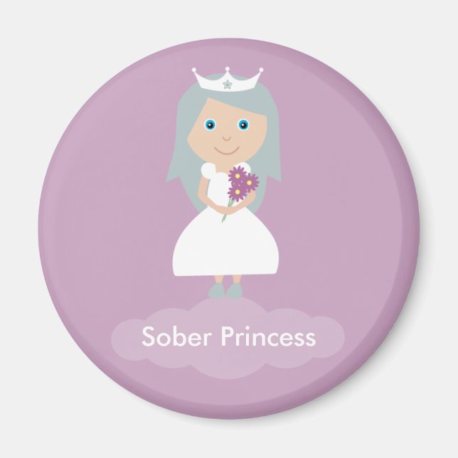 Lilac Sober Princess magnet (Framsidan)