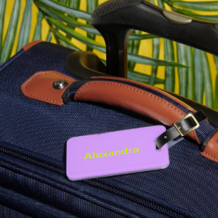 Lilac Solid Färg Bagagebricka