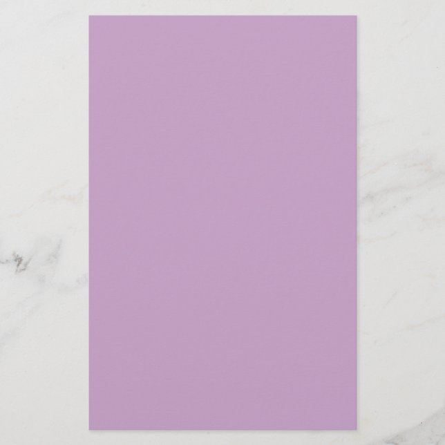 Lilac Solid Färg Brevpapper (Framsida)