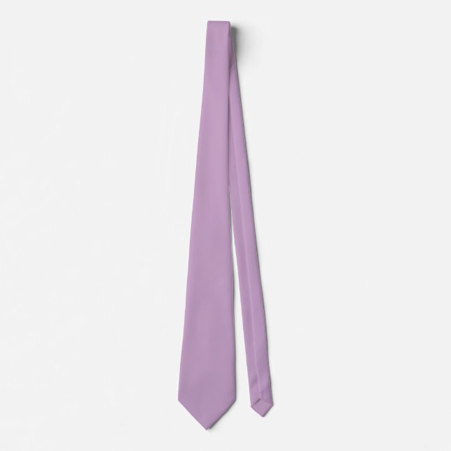 Lilac Solid Färg Neck Tie Slips (Framsida)