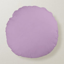 Lilac Solid Färg Rund Kudde