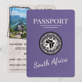Lilac South Afrika Passport Spara Datumet